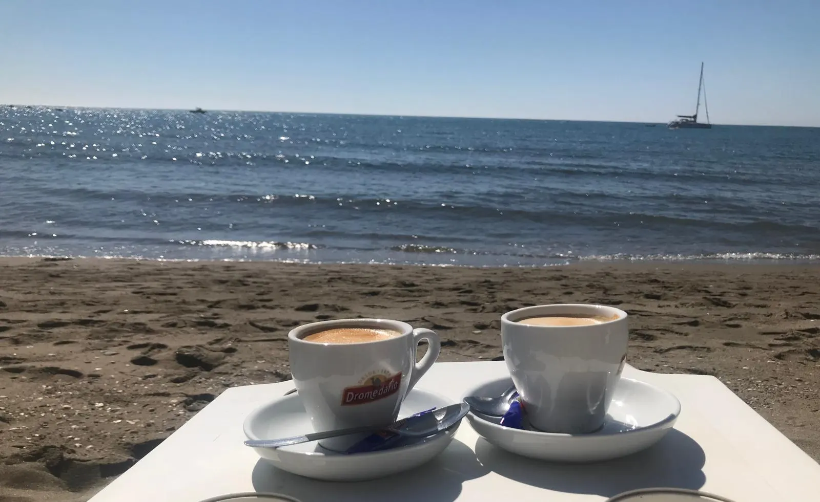 Koffie aan zee